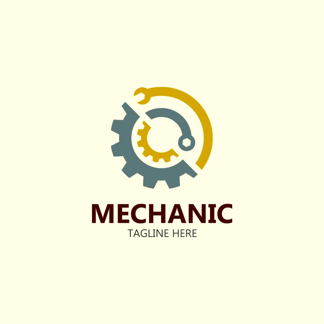 Simple-Light-Yellow-Mechanic-Workshop-Logo